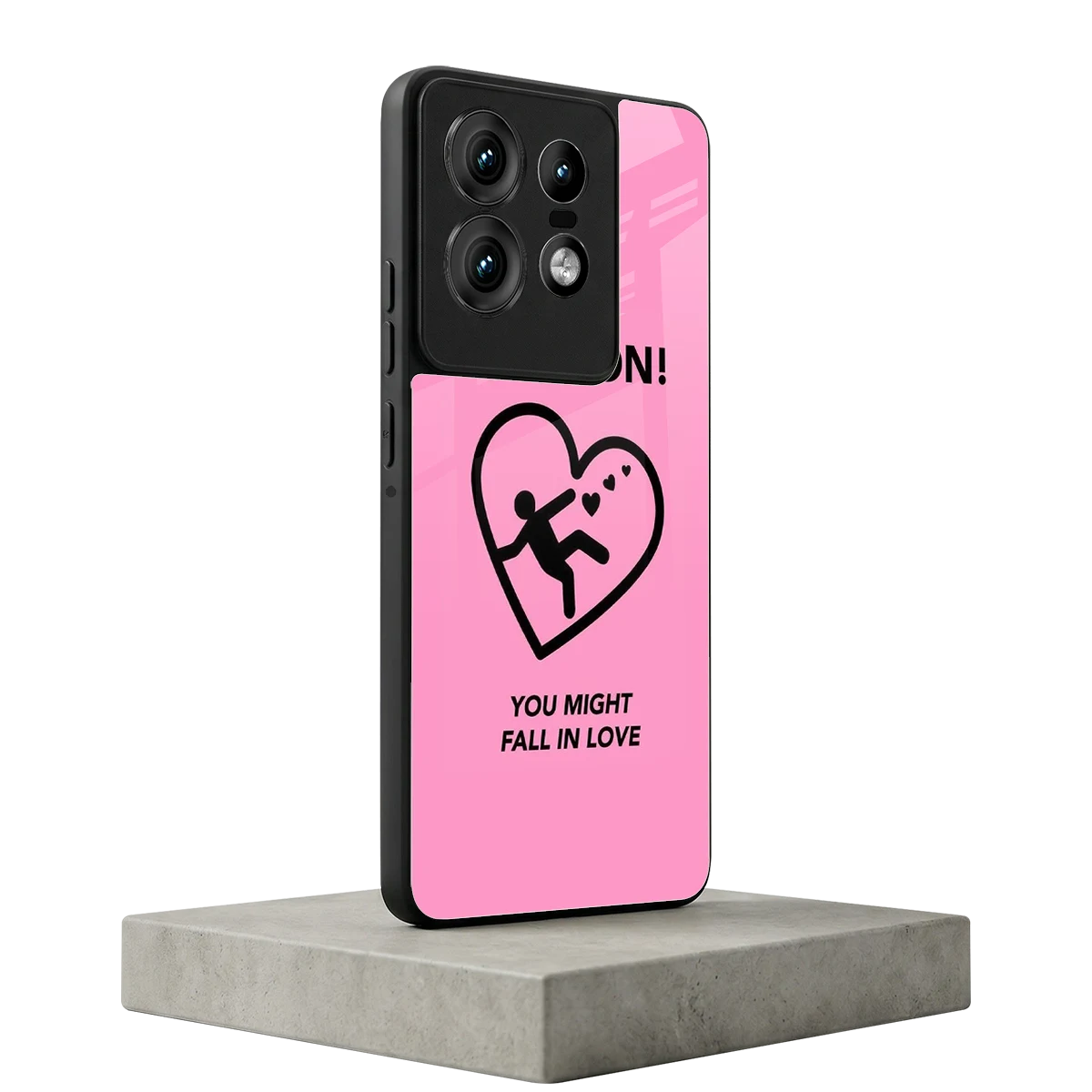 Love Ahead motorola edge 50 pro mobile cover | shockproof glass phone case