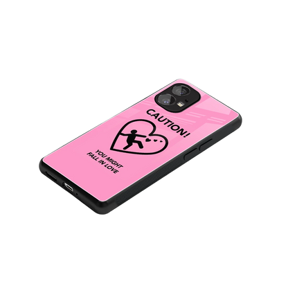 Love Ahead stylish phone case for nothing phone 1 | glossy glass and slim fit