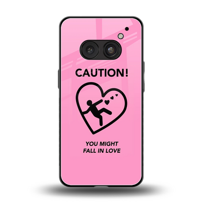 Love Ahead back phone cover | glass case for nothing phone 2a