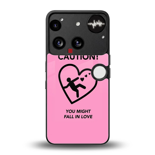 Love Ahead back phone cover | glass case for nothing phone 3