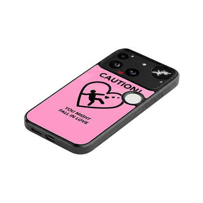 Love Ahead stylish phone case for nothing phone 3 | glossy glass and slim fit