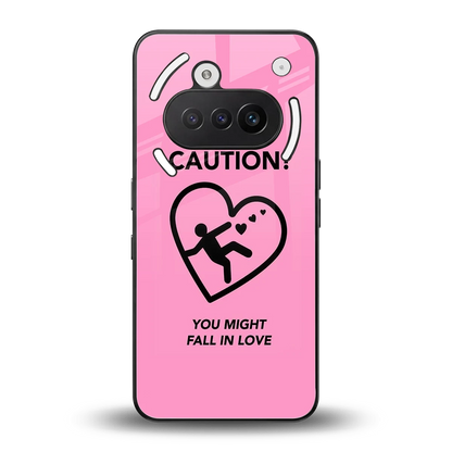 Love Ahead back phone cover | glass case for nothing phone 3a
