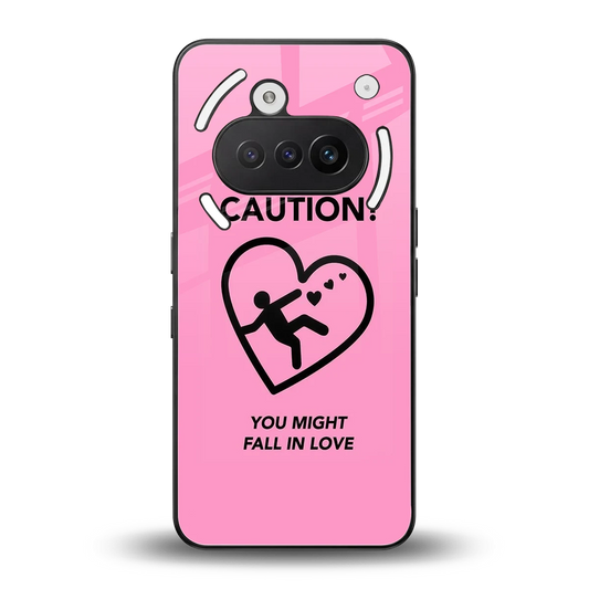 Love Ahead back phone cover | glass case for nothing phone 3a