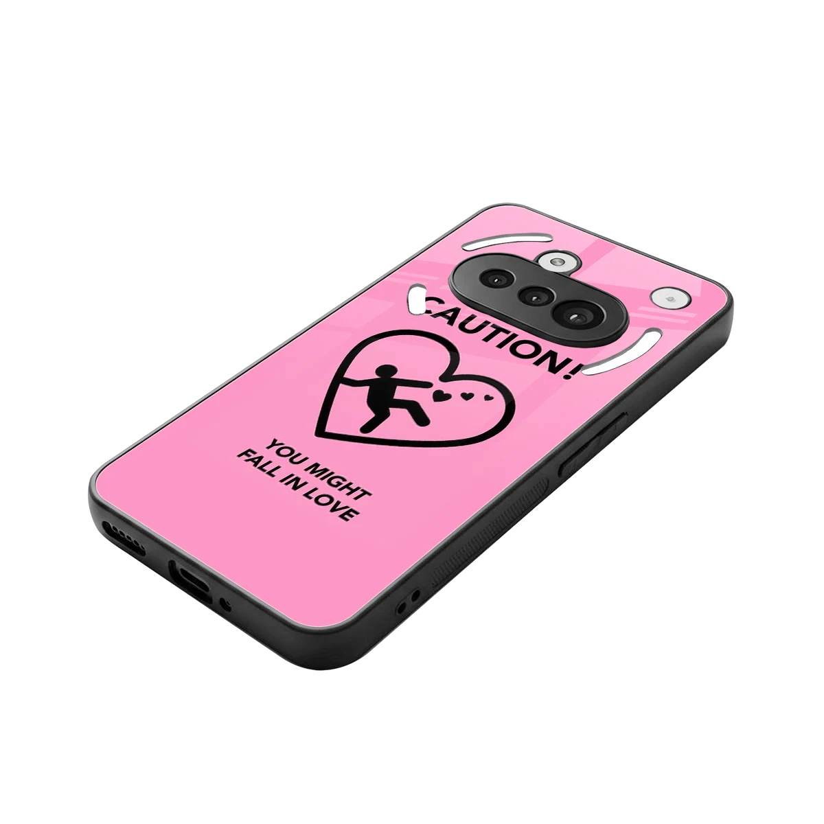 Love Ahead stylish phone case for nothing phone 3a | glossy glass and slim fit