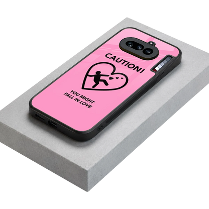 Love Ahead stylish phone case for nothing phone 4a | glossy glass and slim fit
