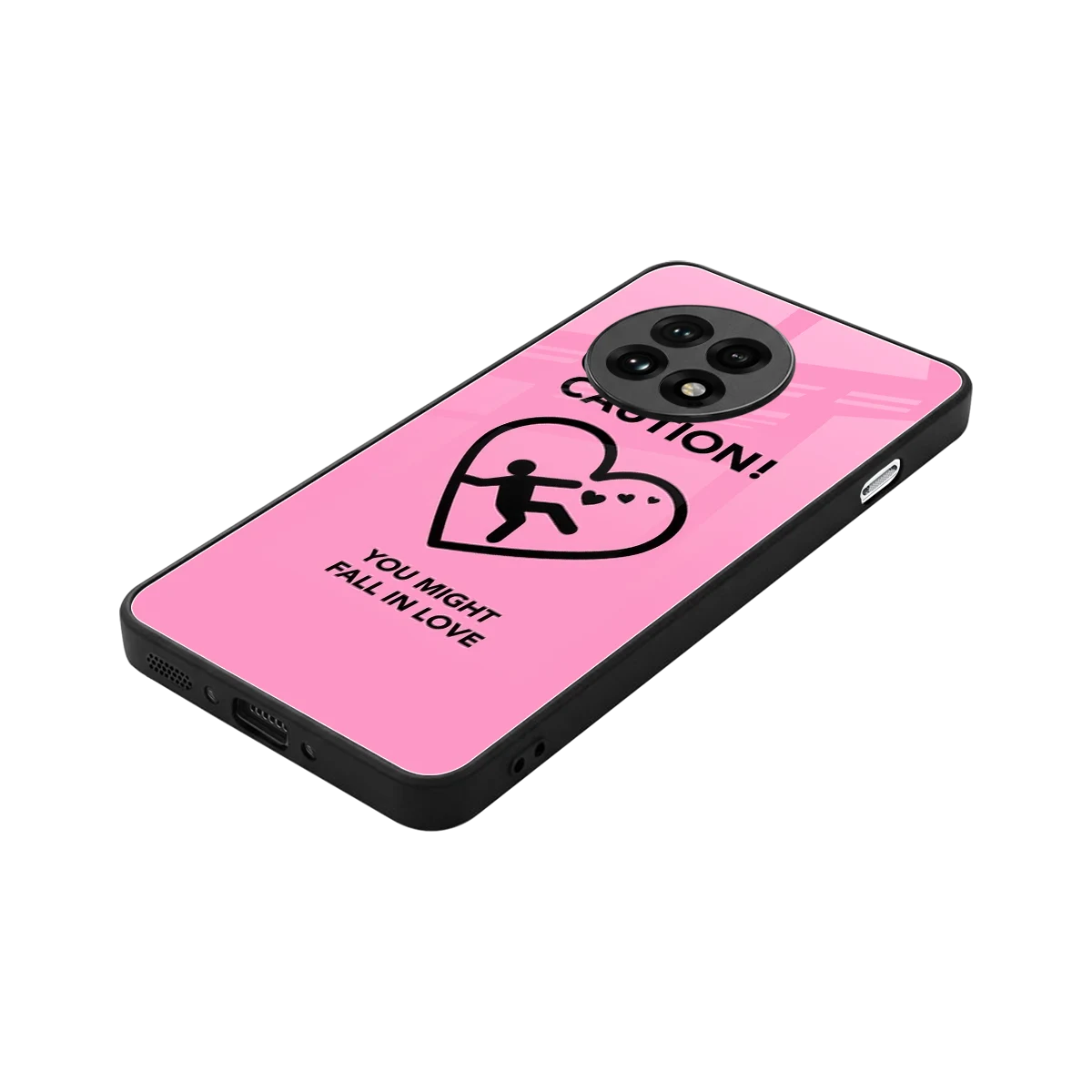 Love Ahead stylish phone case for oneplus 13r | glossy glass and slim fit