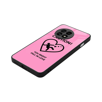 Love Ahead stylish phone case for oneplus 13r | glossy glass and slim fit