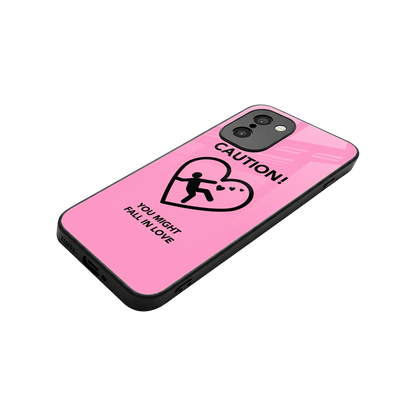Love Ahead stylish phone case for oneplus 15r | glossy glass and slim fit