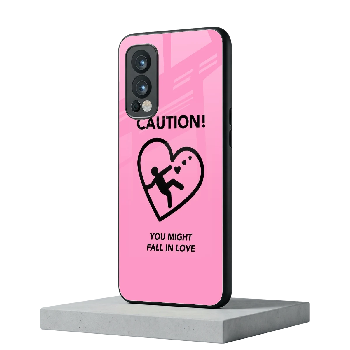 Love Ahead oneplus nord 2 mobile cover | shockproof glass phone case