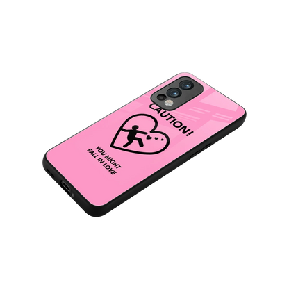 Love Ahead stylish phone case for oneplus nord 2 | glossy glass and slim fit