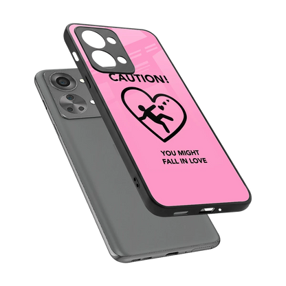 Love Ahead sleek oneplus nord 2t cover with tempered glass back and TPU edges