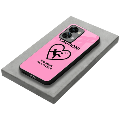 Love Ahead stylish phone case for oneplus nord 2t | glossy glass and slim fit