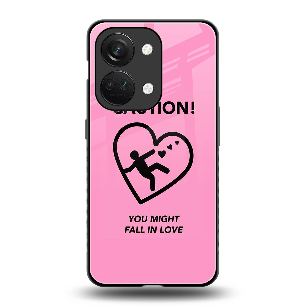 Love Ahead back phone cover | glass case for oneplus nord 3