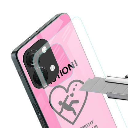 Love Ahead stylish phone case for oneplus nord 3 | glossy glass and slim fit