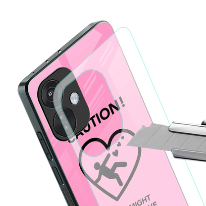 Love Ahead stylish phone case for oneplus nord ce 3 | glossy glass and slim fit