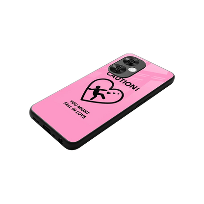 Love Ahead stylish phone case for oneplus nord ce 3 lite | glossy glass and slim fit