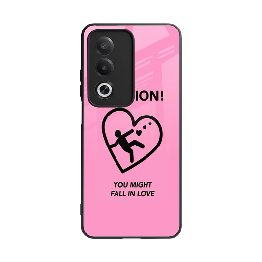 Love Ahead back phone cover | glass case for oppo a3 pro