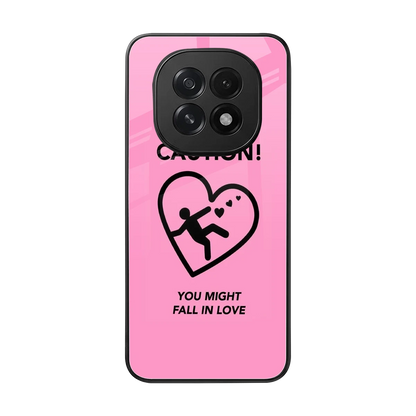 Love Ahead back phone cover | glass case for oppo f29 5g