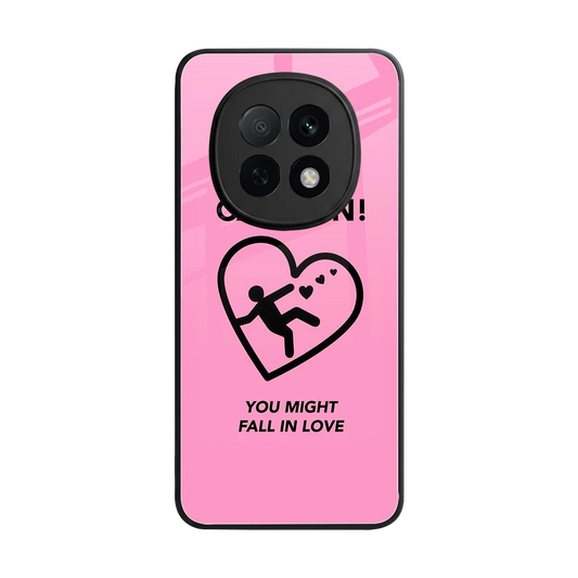 Love Ahead back phone cover | glass case for oppo f29 pro 5g