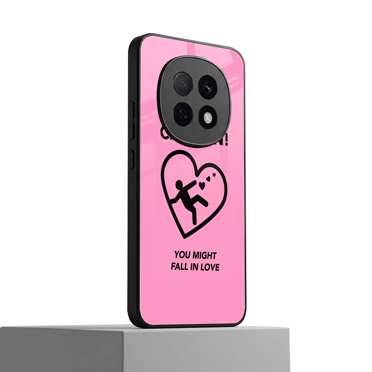 Love Ahead oppo f29 pro 5g mobile cover | shockproof glass phone case
