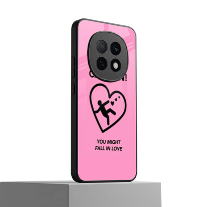 Love Ahead oppo f29 pro 5g mobile cover | shockproof glass phone case