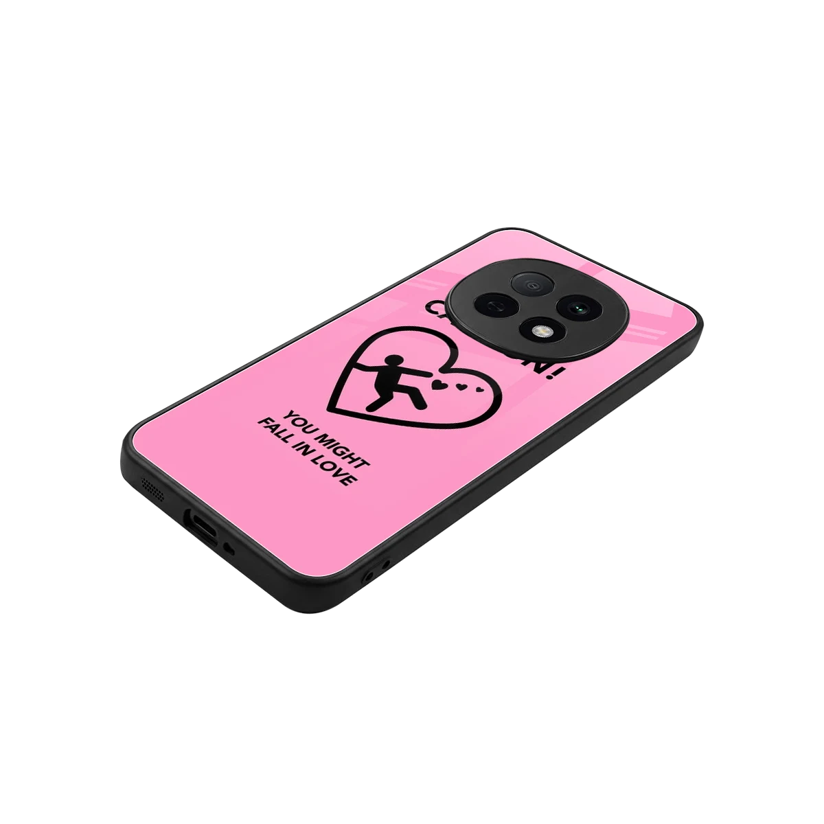 Love Ahead stylish phone case for oppo f29 pro 5g | glossy glass and slim fit