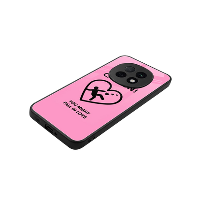 Love Ahead stylish phone case for oppo f29 pro 5g | glossy glass and slim fit