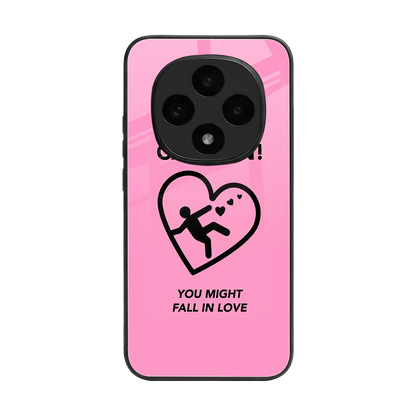 Love Ahead back phone cover | glass case for oppo f31 pro 5g