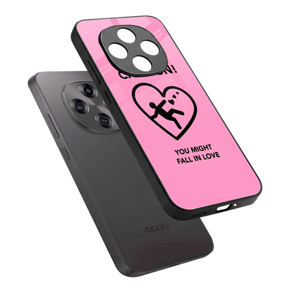 Love Ahead sleek oppo f31 pro 5g cover with tempered glass back and TPU edges