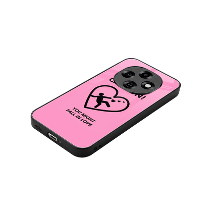 Love Ahead stylish phone case for oppo f31 pro 5g | glossy glass and slim fit