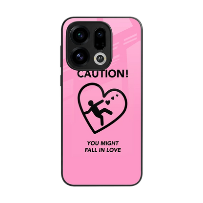 Love Ahead back phone cover | glass case for oppo find x9