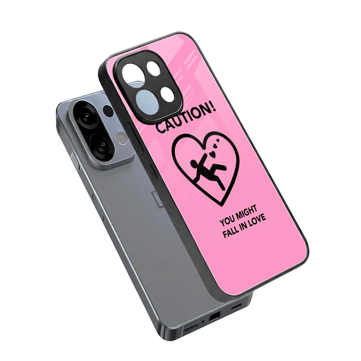 Love Ahead sleek oppo k13 5g cover with tempered glass back and TPU edges