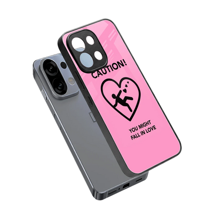 Love Ahead sleek oppo k13 5g cover with tempered glass back and TPU edges