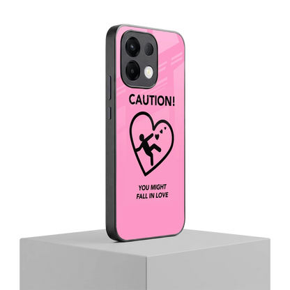 Love Ahead oppo k13 5g mobile cover | shockproof glass phone case