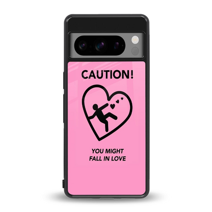 Love Ahead back phone cover | glass case for google pixel 8 pro