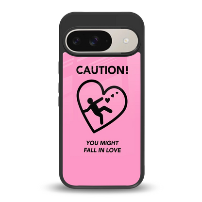 Love Ahead back phone cover | glass case for google pixel 9