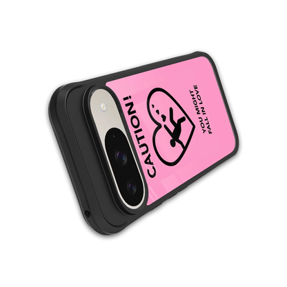 Love Ahead stylish phone case for google pixel 9 | glossy glass and slim fit