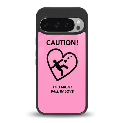 Love Ahead back phone cover | glass case for google pixel 9 pro