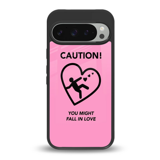 Love Ahead back phone cover | glass case for google pixel 9 pro