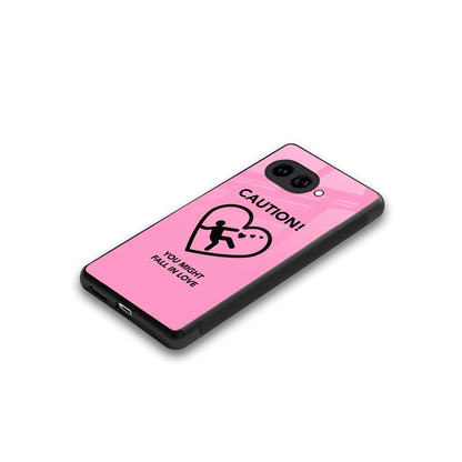 Love Ahead stylish phone case for google pixel 10a | glossy glass and slim fit