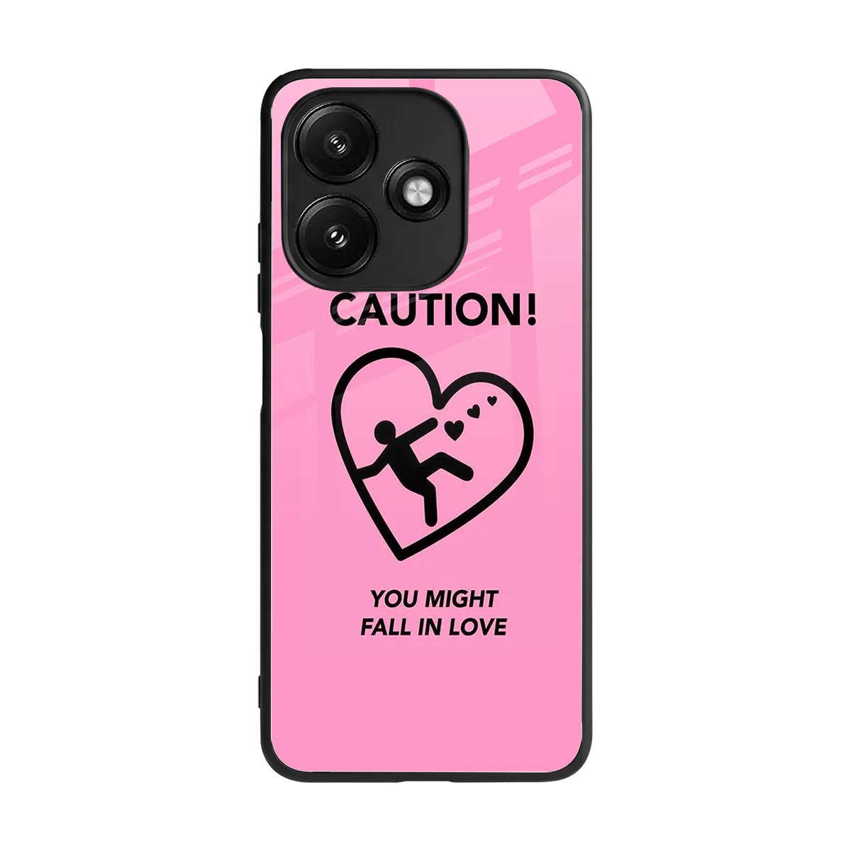 Love Ahead back phone cover | glass case for redmi 12 5g