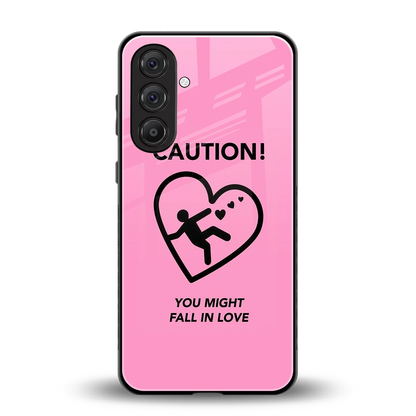 Love Ahead back phone cover | glass case for samsung galaxy a55 5g