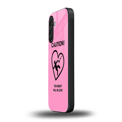 Love Ahead samsung galaxy a55 5g mobile cover | shockproof glass phone case