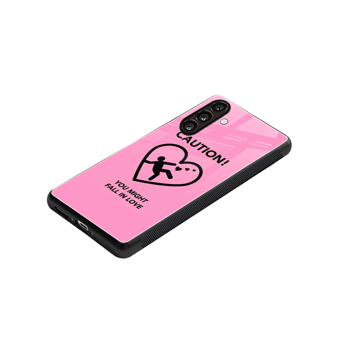 Love Ahead stylish phone case for samsung galaxy a55 5g | glossy glass and slim fit