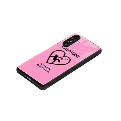 Love Ahead stylish phone case for samsung galaxy a55 5g | glossy glass and slim fit