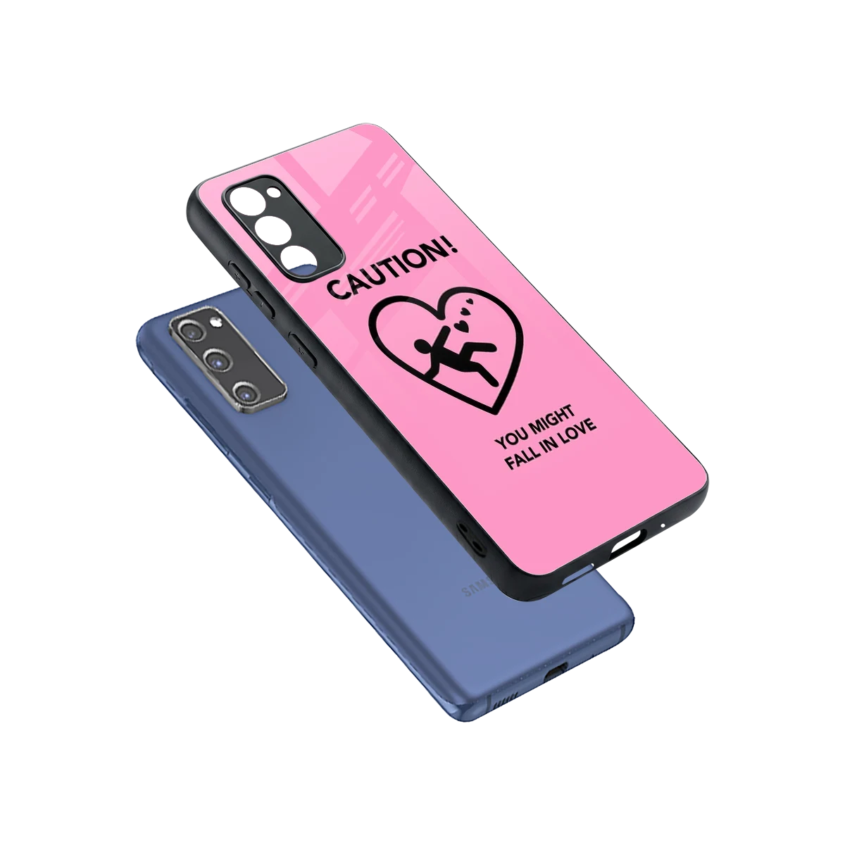 Love Ahead sleek samsung galaxy s20 fe cover with tempered glass back and TPU edges