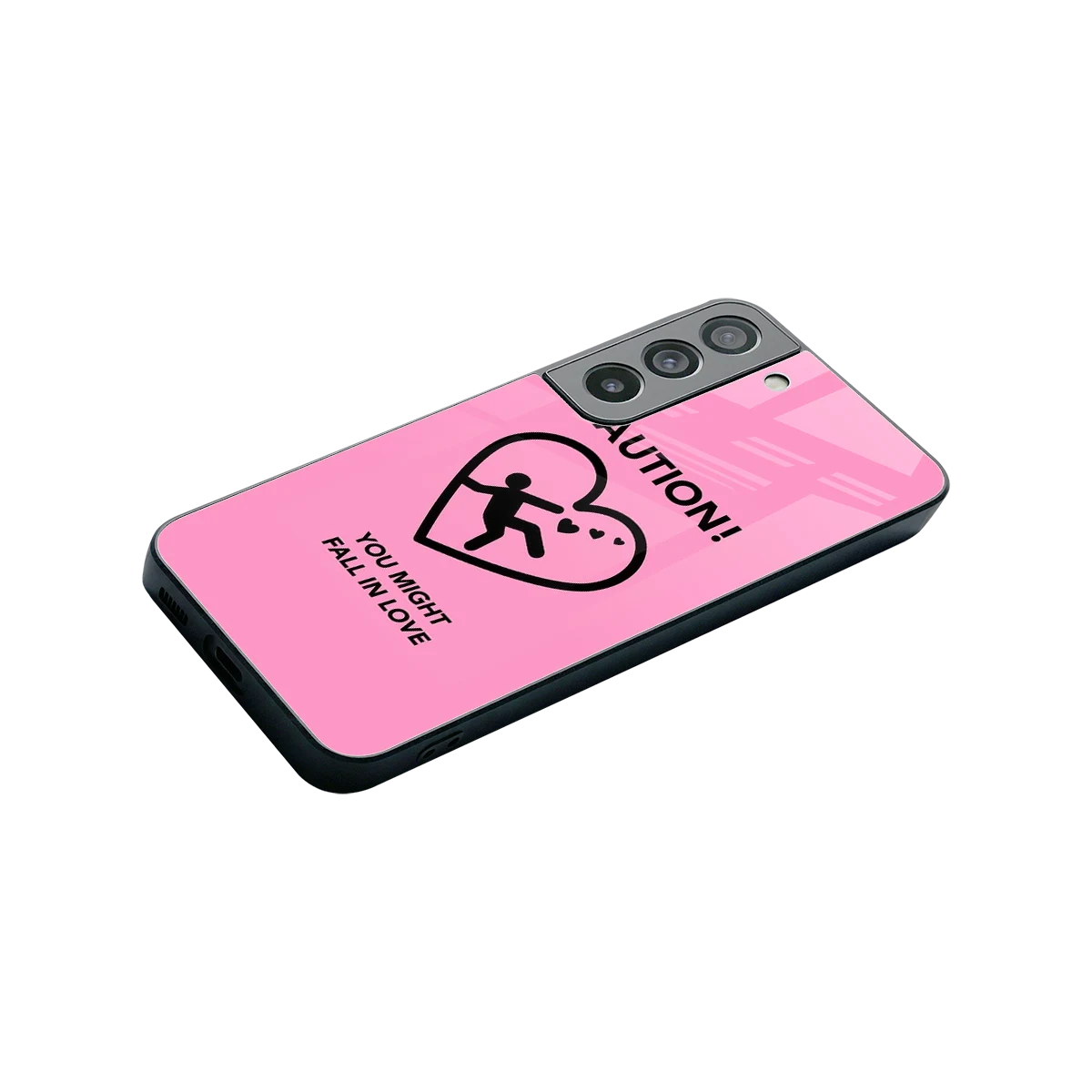 Love Ahead stylish phone case for samsung galaxy s22 | glossy glass and slim fit