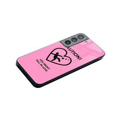 Love Ahead stylish phone case for samsung galaxy s22 | glossy glass and slim fit