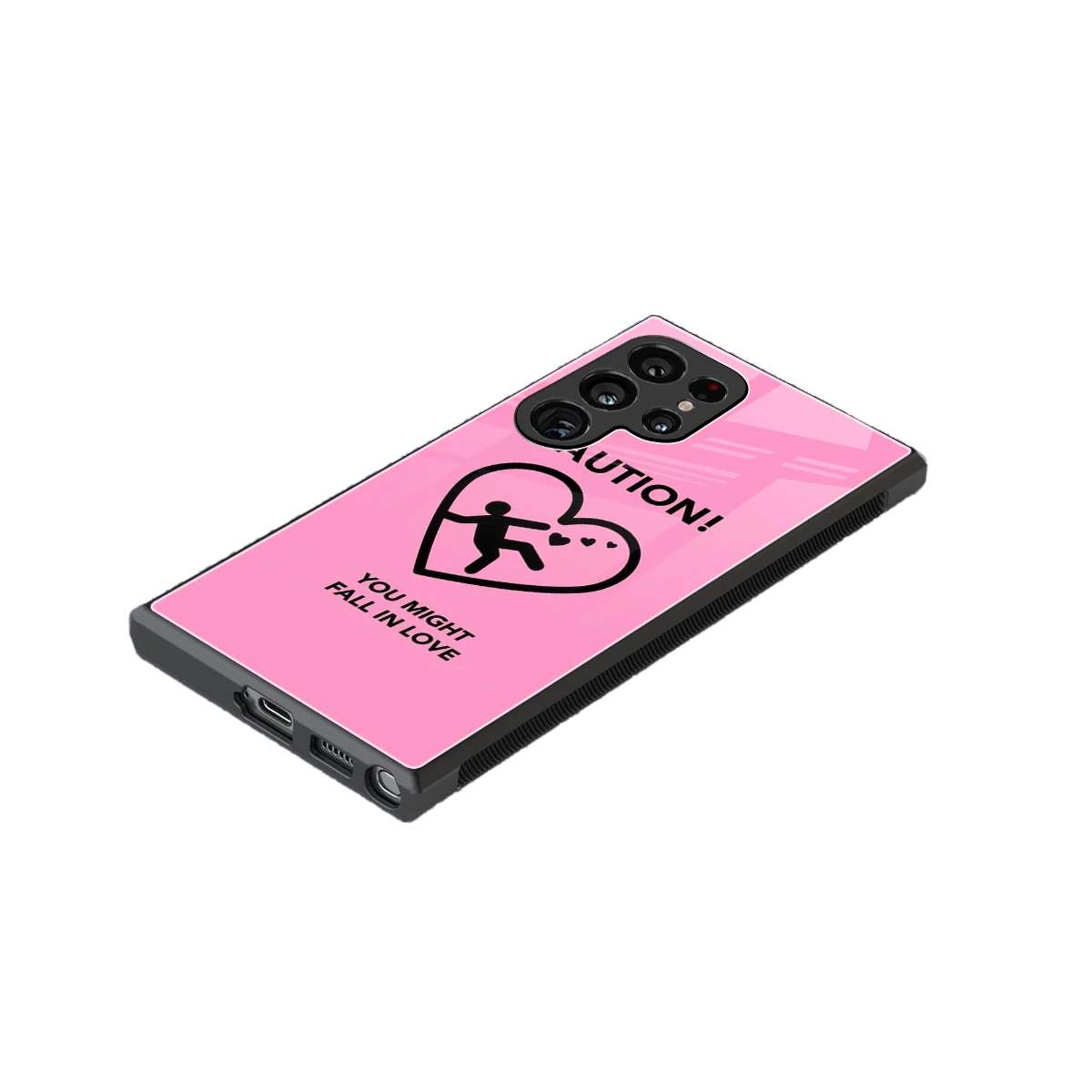 Love Ahead stylish phone case for samsung galaxy s23 ultra | glossy glass and slim fit