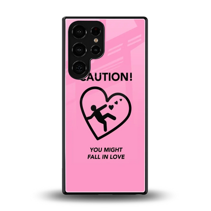 Love Ahead back phone cover | glass case for samsung galaxy s25 ultra